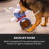 Furhaven 2-Pack Squeaky Plush Dog Toys for Small/Medium Dogs, Washable with Ruff Stuff Reinforcement