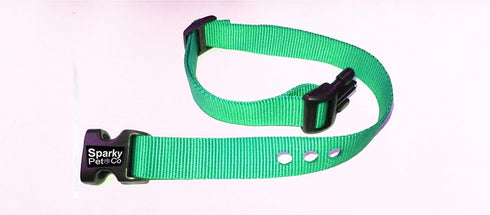 Sparky Pet Co Heavy Duty Dog Fence E Collar Receiver, 1" Nylon Strap with 3 Consecutive Holes, Teal