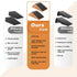 Squat Wedge Block 2PCS Non-Slip Ramp, Professional Squat Platform for Heel Elevated Squats and Calf Raises