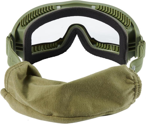 Lancer Tactical AERO Airsoft Tactical Safety Goggles -3mm Dual Pane Lens, Anti-Fog Glasses for Hunting and Cycling-One Len
