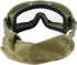 Lancer Tactical AERO Airsoft Tactical Safety Goggles -3mm Dual Pane Lens, Anti-Fog Glasses for Hunting and Cycling-One Len