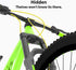 TagVault Mountain Bike AirTag Fork Mount, Anti-Theft and Ultra-Secure for Tapered Head Tubes