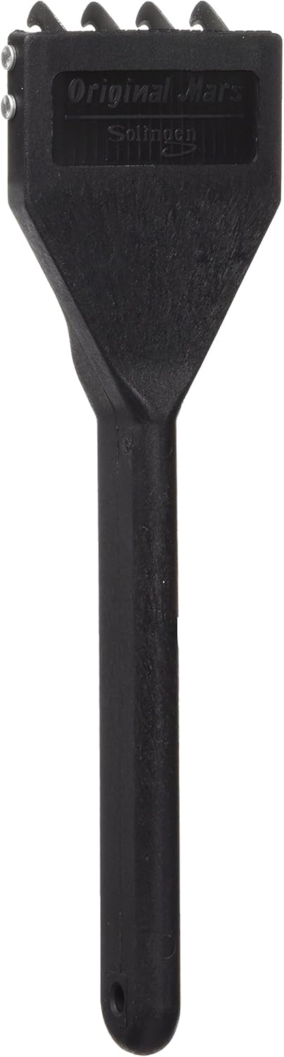 Mars Coat King Detangle and Pet Stripper Grooming Tool, 4 Blade, Stainless Steel, Plastic Handle, Made in Germany