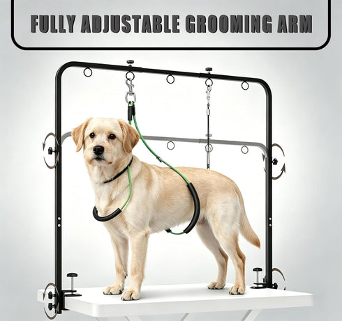 Generic Hammock 42'' 27''39'' 2.76'', Hammock 2 Trimming, Dog Grooming Table Arm with Height, Width, Clamp Fits up