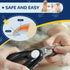 PUP&PALS Large/Medium Dog Nail Clipper: Sharp Stainless Steel Blade with Anti-Slip Grip for Easy Cutting of Thick Claws