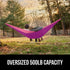 Hammock Hammocks Backpacking GORILLA GRIP Durable Camping with Heavy Duty Tree Straps, Portable for Outside, Easy