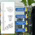 Fish Feeding Tube Aquarium Plant Holder Kit, Removable Length Shrimp Feeding Dish for Fish Tank