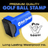 Ball Badge - Golf Ball Stamp (The Golf Series), Golf Ball Marker, Reusable Golf Ball Marking Tool to Identify Golf