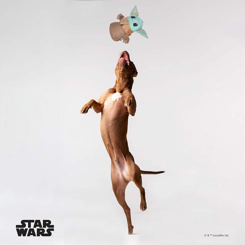 Star Wars for Pets Mandalorian The Child Plush Figure Dog Toy, 9 Inch Medium Soft and Plush Squeaky Toy