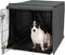 Friends Forever 30 inch Metal Dog Crate Cover, Light Blocking Protective Curtain, Machine Washable