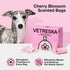 20 300 VETRESKA Cherry Blossom Scented Dog Poop Bags, Leak Proof, Extra Thick and Large Pet Waste Bags for Dog Walking