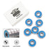 Premium 20Pcs 608rs Skateboard Bearings - Chrome Steel Longboard Bearings, 8x22x7mm, Double Rubber Sealed