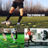YCRRVAE Set, 1 4 Piles,12 Cones,1 Football Training Equipment | Speed Agility Training Including Agility Ladder, Steel