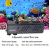 MQ 400GPH Submersible Water Pump (1500L/H, 15W) with Filters and Water Nozzles, Ultra Quiet for Aquarium, Fish Tank, Pond, Fountain, Hydroponics