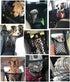SIQITECHNO Car Dog Barrier Universal Dog Barrier Net Car Seat Net & Storage Bag Tear Resistant Pet Mesh Barrier Car
