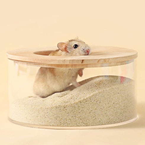 2.8lb Chinchillas DR.DUDU Hamster Bath Sand, Dust Free Desert Sand or Potty Litter Sand for Hamster Gerbil Syrian Mice