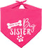 Big Sister Dog Bandana – Reversible Triangle Bibs Pet Scarf