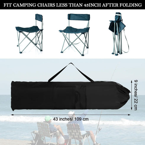 Shinylin 6 43 9 Inch 2 Pcs x Camp Chair Replacement Bag Foldable Camping Bag Large Portable Carrying with Handle Strap
