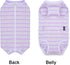 Puppy Striped Recovery Suit for Female Male Dogs Cats,Zip Up Dog Onesie Recovery Shirt Abdominal Wounds,Professional Spay Neuter Dog Pet Bodysuit After Surgery Wear Anti Licking Wounds