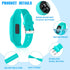 Silicone Fitness Tracker Watch 3 Pcs, Walking Running Pedometer, Calorie Burning Bracelet for Men, Women, Kids
