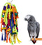 Rypet Large and Small Parrot Chewing Toys, Wooden Block Tearing Toys for Conures, Cockatiels, African Grey