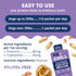 100% 1 Oz Pack 6 Under the Weather Pet PB & CHILL Dog Peanut Butter Dog Treats | Vet-Formulated Natural and Tasty