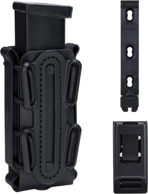 IDOGEAR Mag Pouch - Pistol Magazine Pouches 9mm Softshell Adjustable Universal Mag Carrier for .40 S&W .45 ACP