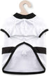 Athletic Costume with Black Belt - Uniform for Dogs Clothes Pullover Sweater Sweatshirts for Boy and Girl (Medium)