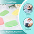 RAQEHO 300 6packs 1 Paper Soap Sheets for Travel - Travel Size Foaming Hand Soap Sheets Refills with Portable Box
