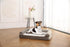 Amazon Basics Orthopedic Foam Dog Pet Bed for Living Room Couch, Brown, 30 x 20 x 6.25 inches, Machine Washable,