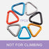 OMUKY Multicolor Carabiners Hook Clips, Camping Accessories Buckle for Outdoor Hiking Traveling
