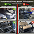 Golf Cart Seat Covers for Club Car Precedent, DS and Yama Golf Carts, Breathable Washable Polyester Mesh Cloth