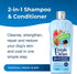 Pet-Ag Fresh ’n Clean 2-N-1 Oatmeal Conditioning Shampoo - Tropical Scent - 18 oz - Moisturizes with Vitamin E & Aloe