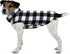 ASENKU Plaid Dog Sweater, Soft Comfortable Fleece Vest for Small & Medium Breeds, Warm Winter Dog Shirt (M, Black)