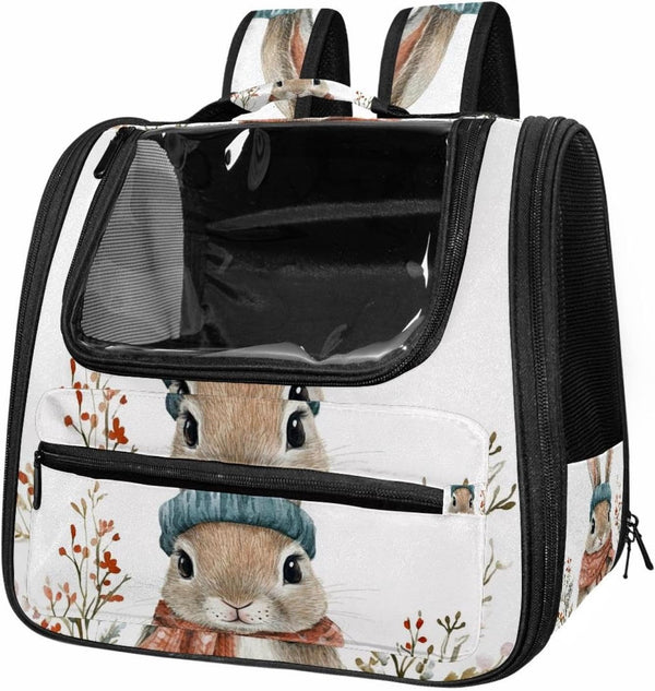 Baby Bunny Cat Carriers Dog Carrier Pet Carrier with Locking Safety Zippers