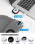 Wmcaps Bluetooth Beanie with Light, Unisex USB Rechargeable Hat with Cordless Headphones, Unique Gift for Men