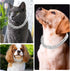 Cuban Link Dog Collar, Gold Silver Metal Chain, Cuban Diamond Pet Collars for Dogs Cats, Jewelry 8/10/14/16/18/20/24/28