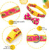 azuza Bowtie Dog Collar, Soft & Comfy with Fun Patterns for Small Dogs