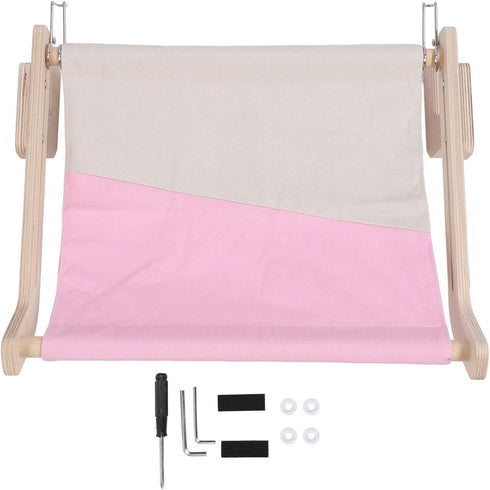 Yscryptoline Cat Sill Window Perch, Wooden Wall Mount Cat Hammock with Sturdy Frame,