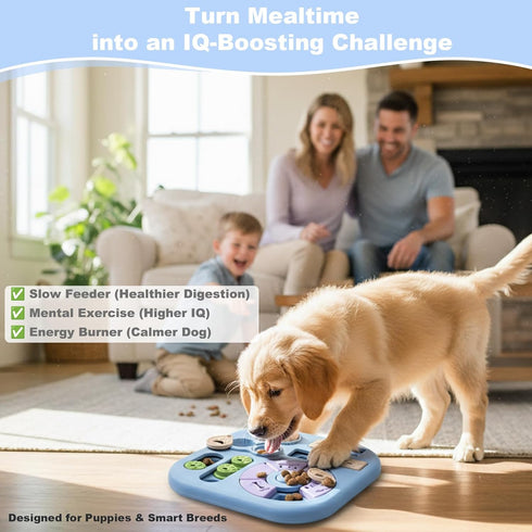 HORIBND Dog Puzzle Toys for Small & Medium Dogs, Treat Puzzle Feeder Toys for Dog Mental Stimulation, Interactive