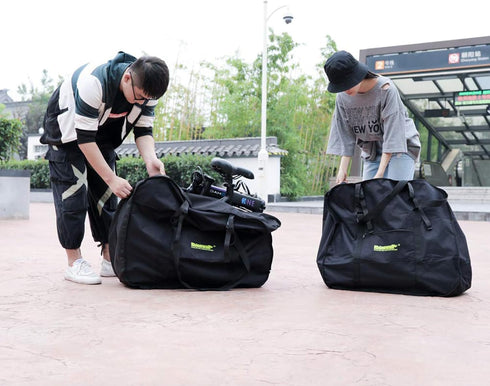 Rhinowalk 20/26inch Folding Bike Bag, Waterproof Bicycle Travel Case for Outdoors Bike Transport for Car Train Air