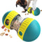 BSISUERM Dog Puzzle Toy Adjustable Treat Dispensing Ball Food Dispenser Tough Slow Feeder