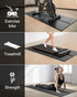 UREVO Foldable Treadmill Mat, Exercise Bike Mats for Home Gym Workout, Waterproof Non-Slip Exercise Equipment Mat Floor