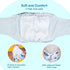 Pet Soft Dog Belly Band, 3 Packs Reusable Male Dog Diapers Wraps, Washable Belly Bands for Male Dogs (Space, XS)