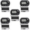 Shutao 5Pcs Digital Aquarium Thermometer with Water-Resistant Sensor Probe and Suction Cup -