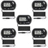 Shutao 5Pcs Digital Aquarium Thermometer with Water-Resistant Sensor Probe and Suction Cup -