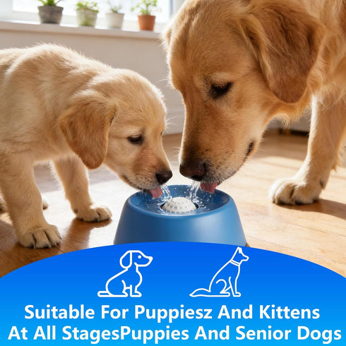 Generic Slow Feeder Dog Bowls for Liquid Treat,Dog Licking Bowl with Rolling Balls,Calming Lick Bowl, Dog Lick Ball Bow