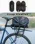 ROCKBROS Foldable Bike Bag for Rear Rack, Durable, Expandable, Versatile, 5L Capacity