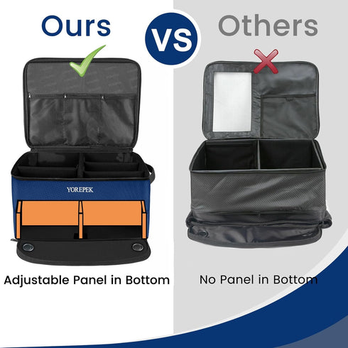 YOREPEK 2 Layer Golf Trunk Organizer, Waterproof Car Locker for Golf Shoes and Accessories