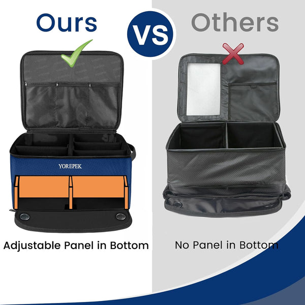 YOREPEK 2 Layer Golf Trunk Organizer, Waterproof Car Locker for Golf Shoes and Accessories